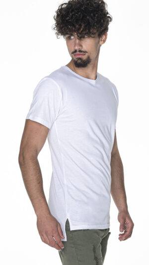 Biała koszulka męska r - L