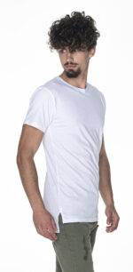 Biała koszulka męska r - S