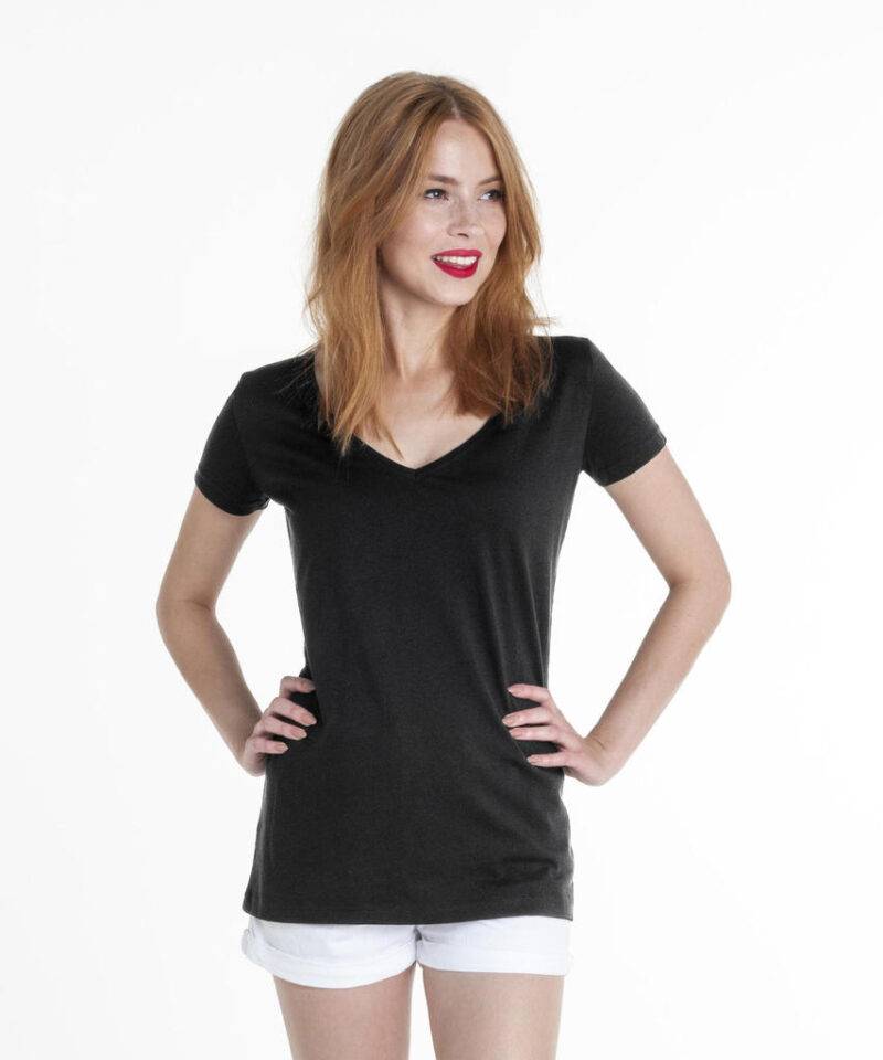 Koszulka LADIES' V-NECK - L