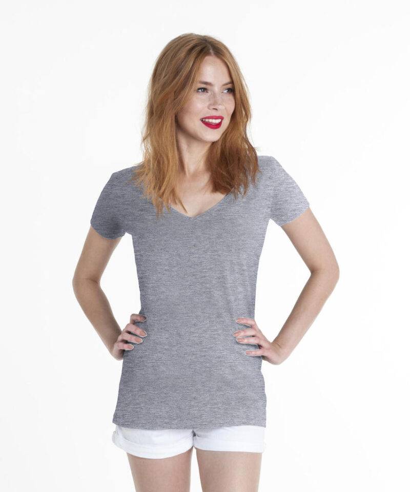 Koszulka LADIES' V-NECK - L