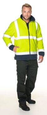 MĘSKI POLAR FLEECE HI-VIS - 3XL