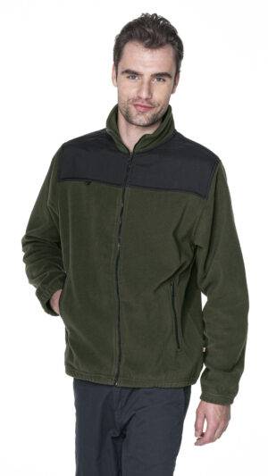 MĘSKI POLAR GUARD KHAKI/CZARNY - XXL