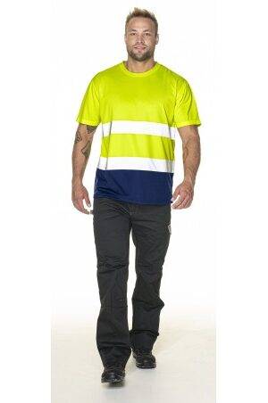 MĘSKI T-SHIRT HI-VIS - 3XL