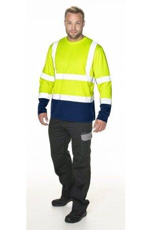 MĘSKI T-SHIRT HI-VIS LONG - 3XL