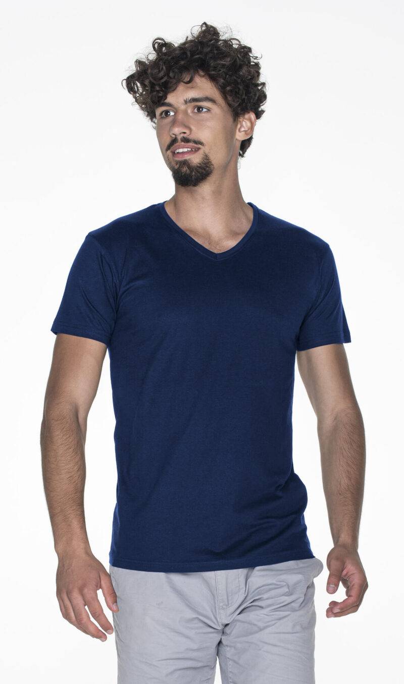 T-SHIRT V-NECK - L