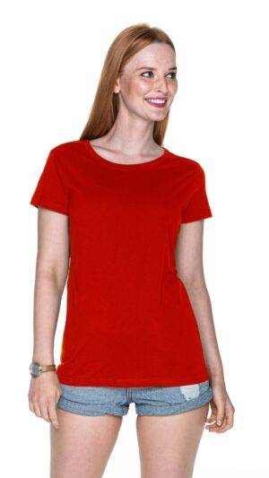 T-shirt damski geffer czerwony - M